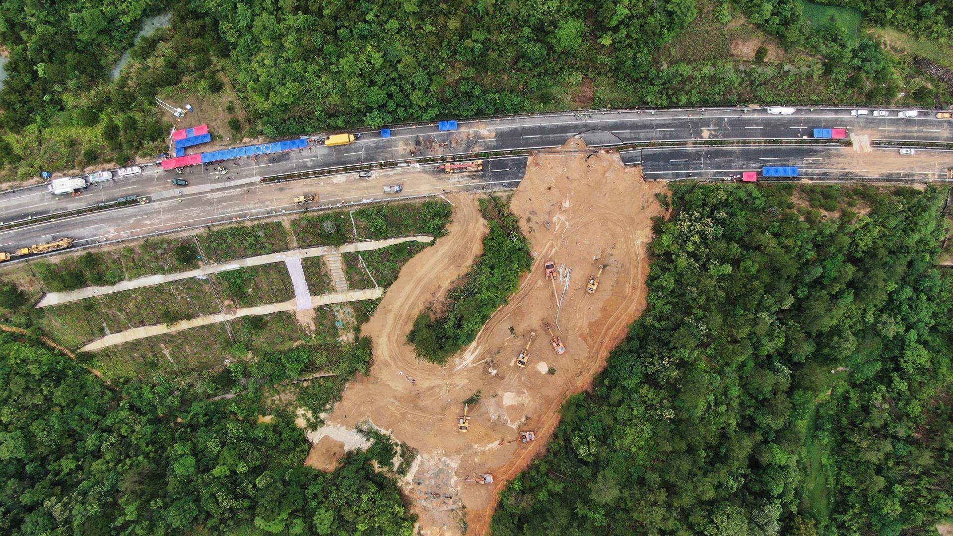 carretera destruida