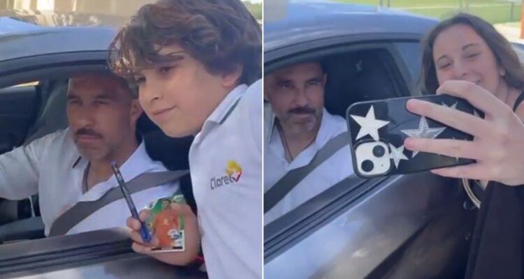 Claudio Bravo recibe cariño de hinchas del Real Betis