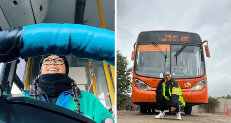 Una mujer cuenta en las redes sociales, las razones que la llevaron a tomar la decisión de dejar su profesión como matrona, para dedicarse a conducir buses en Santiago.