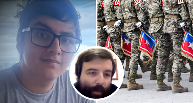 Franco Vargas, conscripto del ejército muerto en Putre (izquierda)y abogado