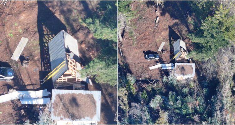 Detenidos por construir casa en predio de empresa forestal en Tomé