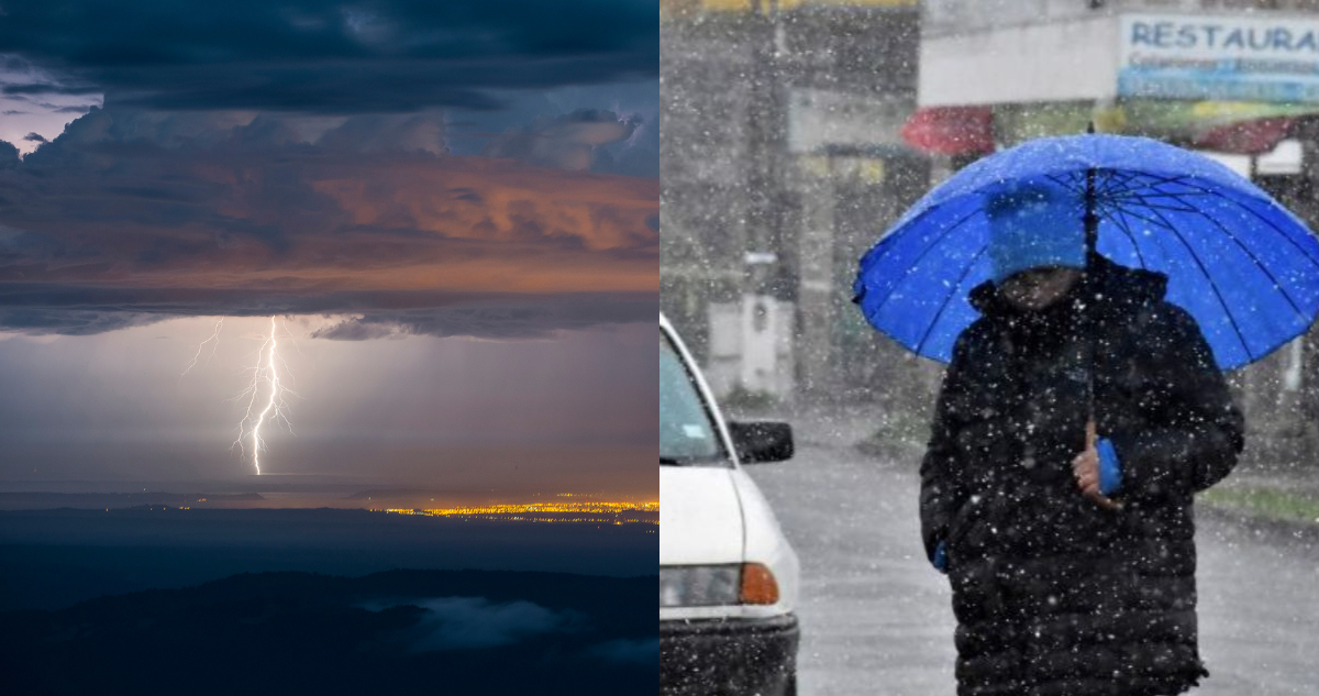Sistema frontal en Los Ríos: rachas hasta de 70 km/h y posibles tormentas eléctricas en toda la región