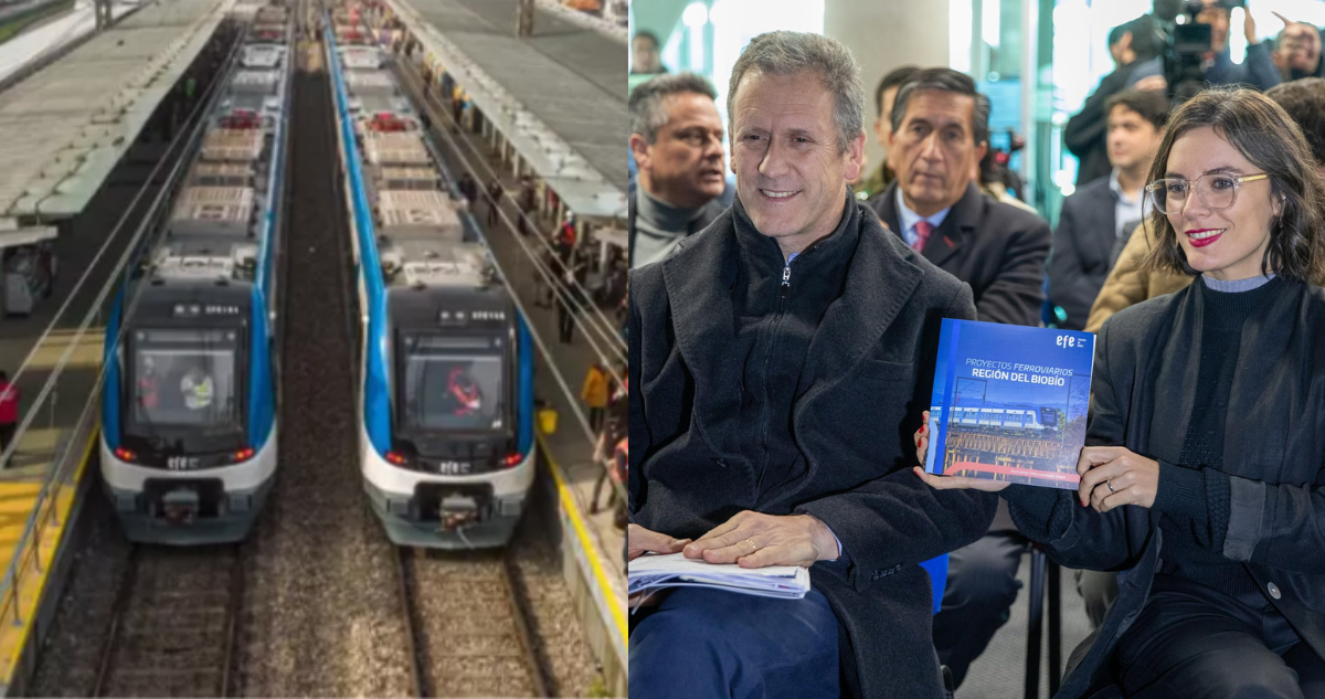 Con visita de Vallejo: EFE anuncia plan de inversiones en Bío Bío y destaca proyecto de Biotren a Lota