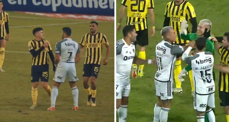 Hulk quiso burlarse de Peñarol e hizo el ridículo en Copa Libertadores.
