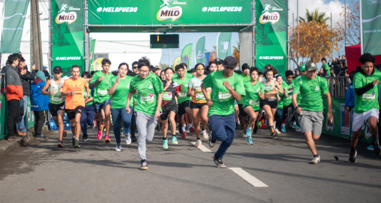 Más de 6 mil niñas y niños dijeron presente en nueva versión de corrida Milo en Concepción