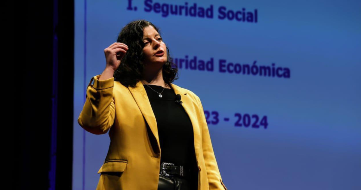 Daniela Dresdner en la cuenta pública de la Delegación Presidencial del Bío Bío