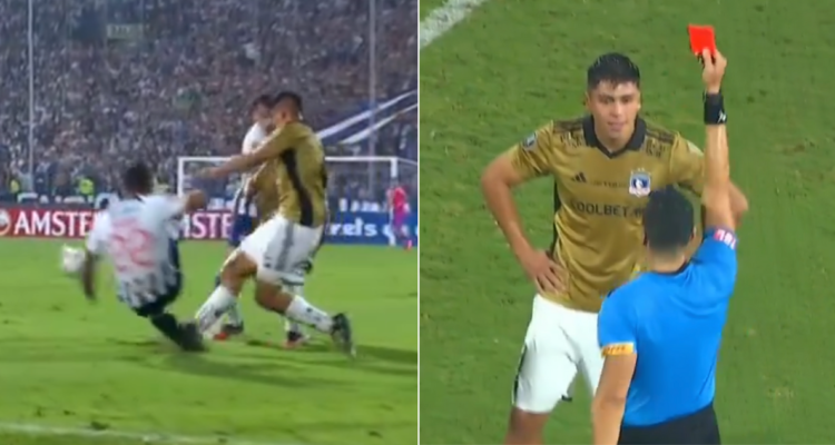 Damián Pizarro recibe la roja, es expulsado y complica a Colo Colo.