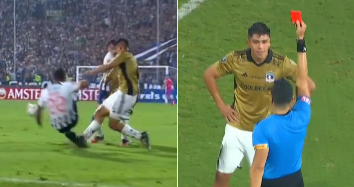 Damián Pizarro recibe la roja, es expulsado y complica a Colo Colo.