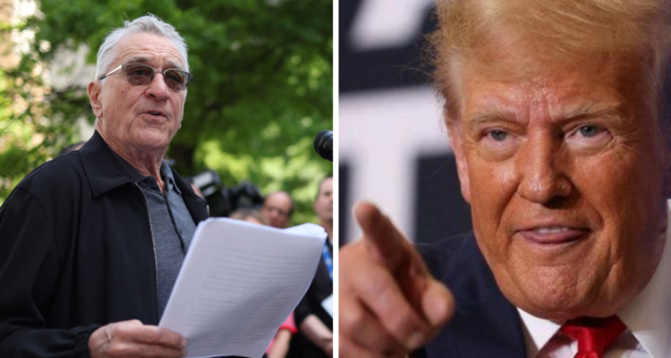 Robert De Niro se presenta en las puertas del juicio contra Trump y arremete contra el expresidente