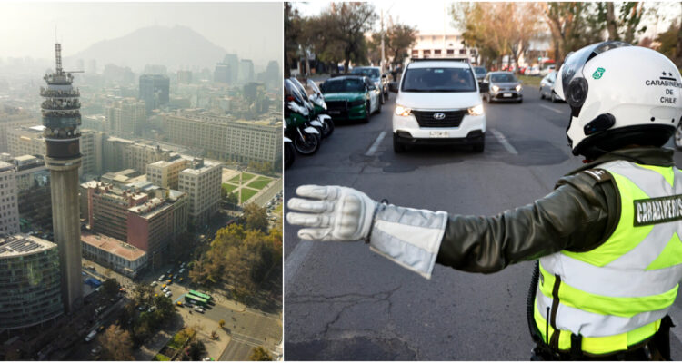 Declaran Alerta Ambiental en la RM para este martes: estas son las patentes que no podrán circular