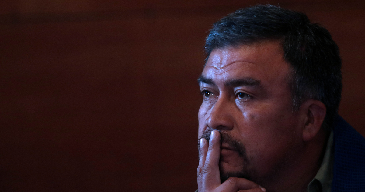 Imagen de Héctor Llaitul por decisión de su defensa
