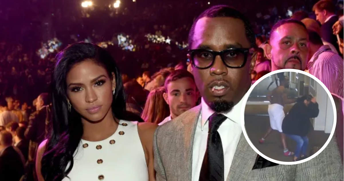 Sean Diddy Combs junto a su ex pareja Cassie Ventura