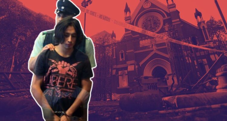 10 años de cárcel para único imputado por incendio a Iglesia de Carabineros durante estallido social