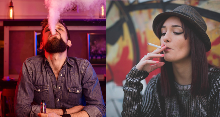 los daños de cigarros y vapeadores para la salud humana