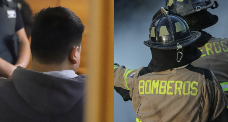 bomberos detenidos por incendios en Valparaíso