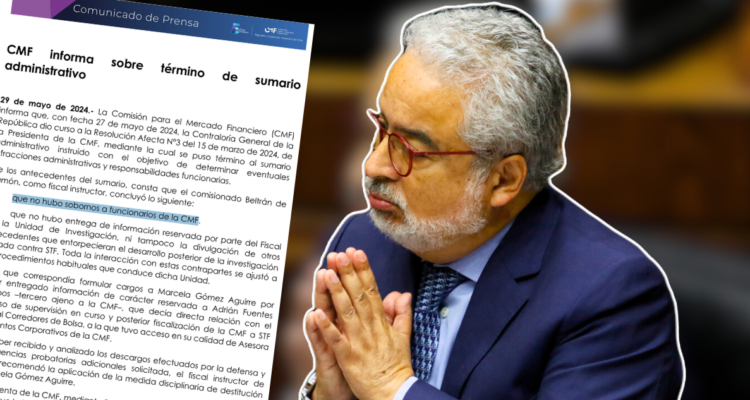 CMF concluye sumario administrativo por Caso Audios y afirma que “no hubo sobornos a funcionarios”