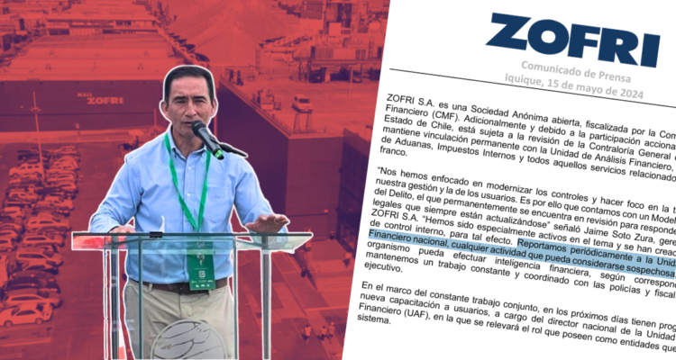 ZOFRI afirma que reportan “cualquier actividad sospechosa” ante investigación por vínculo de Hezbolá