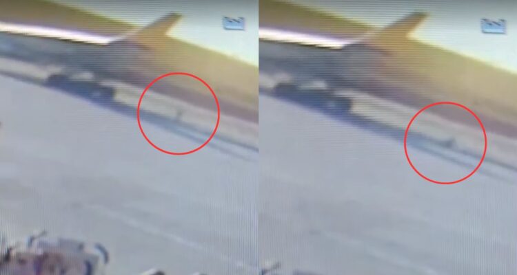 Video revela caída de polizón por turbina de avión al que pretendía subir en el Aeropuerto de Santiago