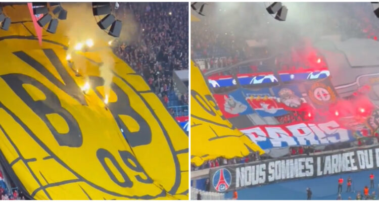 Dortmund PSG tifo