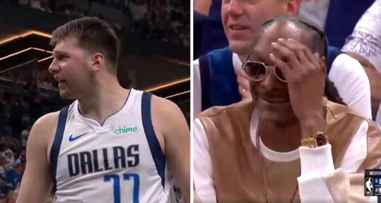 Luka Doncic insultó a hinchas de Minnesota en la cara de Snoop Dogg.
