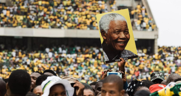 Mitin del ANC en Durban, Sudáfrica, el 24 de febrero de 2024