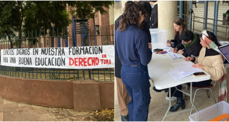 Estudiantes de Derecho de la U. de Chile deciden deponer toma de la Facultad tras contundente votación