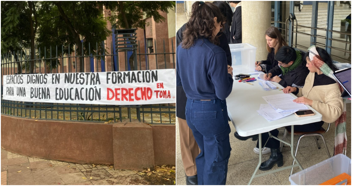 Estudiantes de Derecho de la U. de Chile deciden deponer toma de la Facultad tras contundente votación