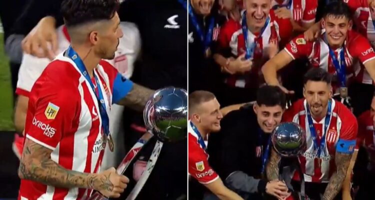 Estudiantes de La Plata venció a Velez: Javier Altamirano participó de festejos