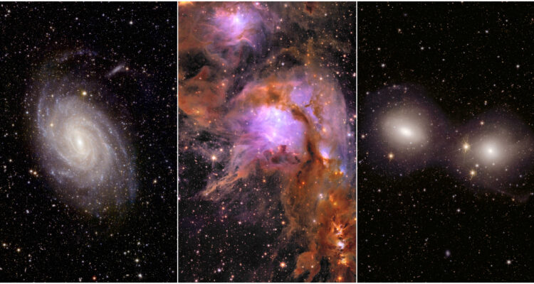 Revelan nuevas fotos del telescopio espacial Euclid, que investiga el misterio de la “energía oscura”