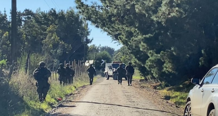 Carabineros en Cañete tras palabras de exautoridades