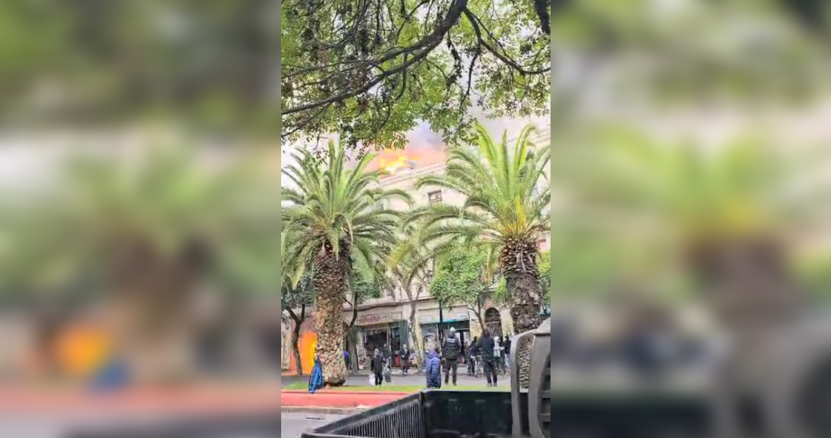 Video registra explosión en medio de gigantesco incendio en el barrio Brasil