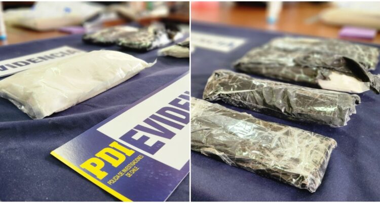 Extranjeros detenidos con ketamina en Los Andes