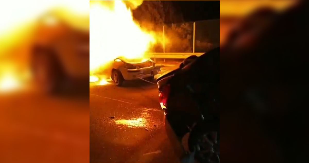 Confirman nuevo fallecido tras colisión con posterior incendio en Villa Alemana: es la cuarta víctima