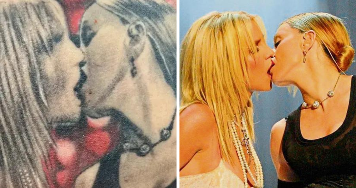 Una fan de Madonna, bate el récord mundial Guinness al tener 18 tatuajes de la cantante.
