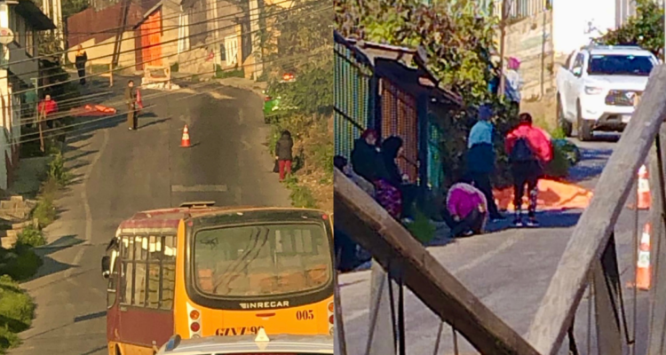Adolescente muere atropellado en Valparaíso: testigos aseguran que fue una micro y se dio a la fuga