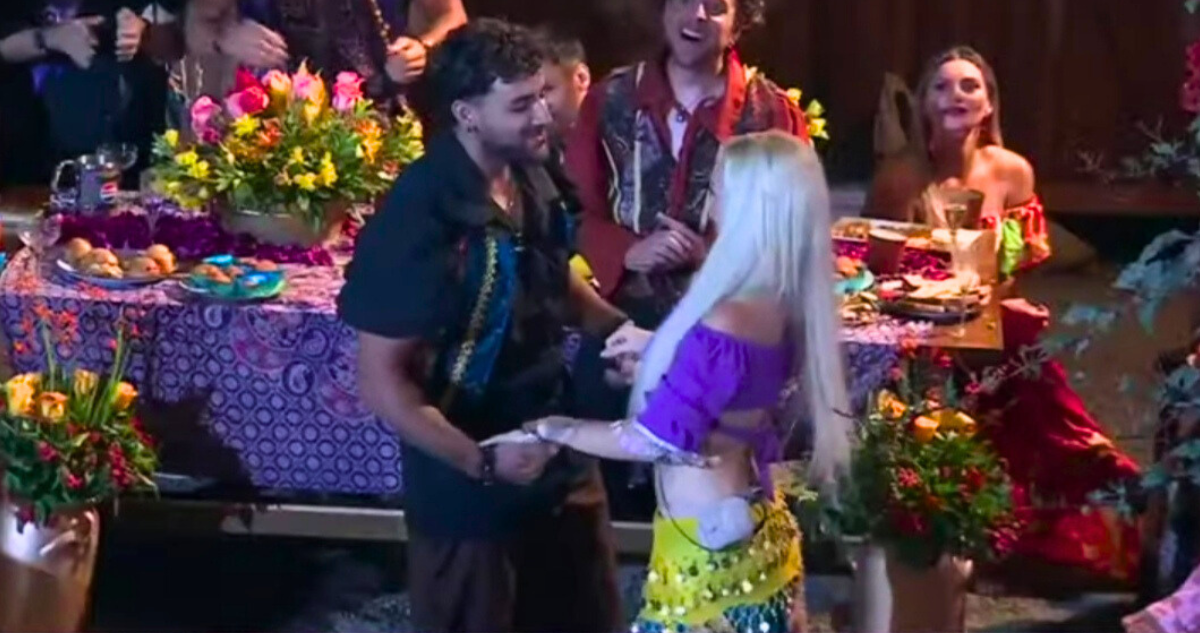 Un especial momento se vivió en Ganar o Servir, entre Austin Palao y Fran Maira, luego de que el modelo le cantara una canción, especialmente a ella.