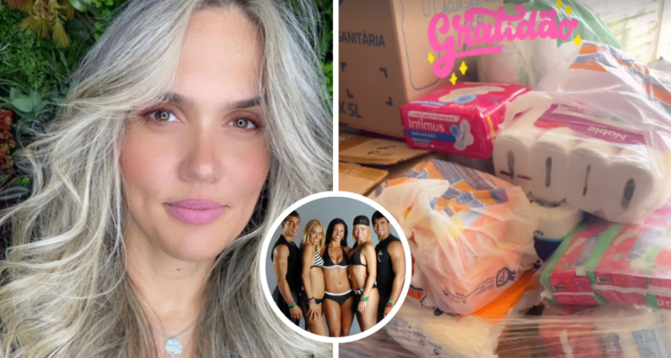 Franciane Deggerone, la ex integrante del grupo Axé, Porto Seguro, inició una campaña para ir en ayuda de los damnificados por las inundaciones en Brasil.