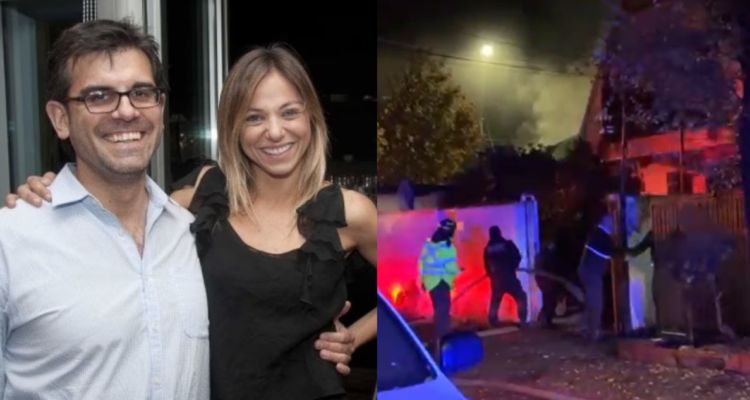 Francisco Aravena está en coma inducido tras incendio donde murió su hijo con Mariana Derderián