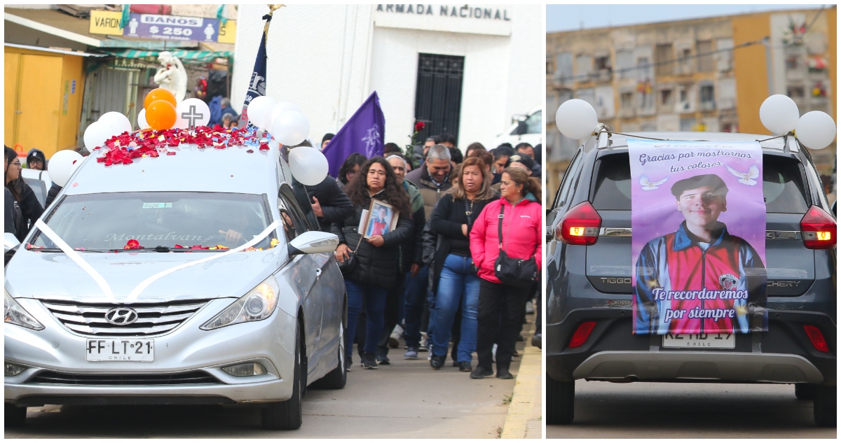 Funeral de estudiante que murió atropellado por chofer drogado en Valparaíso
