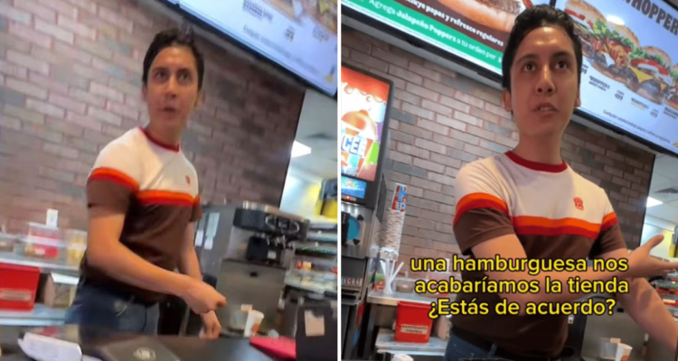 Gerente de Burger King trató de “muerto de hambre” a cliente por pedir hamburguesa gratis en México