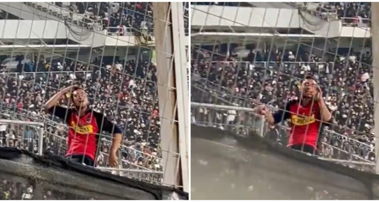 hincha Colo Colo gestos racistas