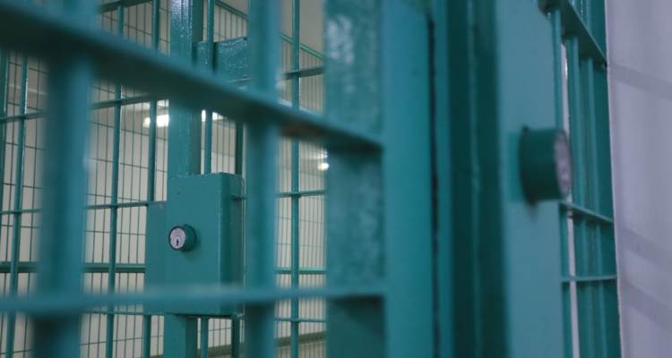 Interior de cárcel por condenado de homicidio ocurrido en Laja