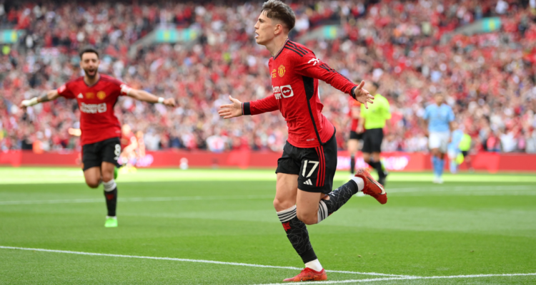 El “horror” defensivo del City de Guardiola que permitió a Garnacho abrir la cuenta en final de FA Cup