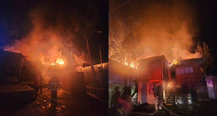 Incendio de gran proporción consume viviendas en campamento Dignidad en La Florida