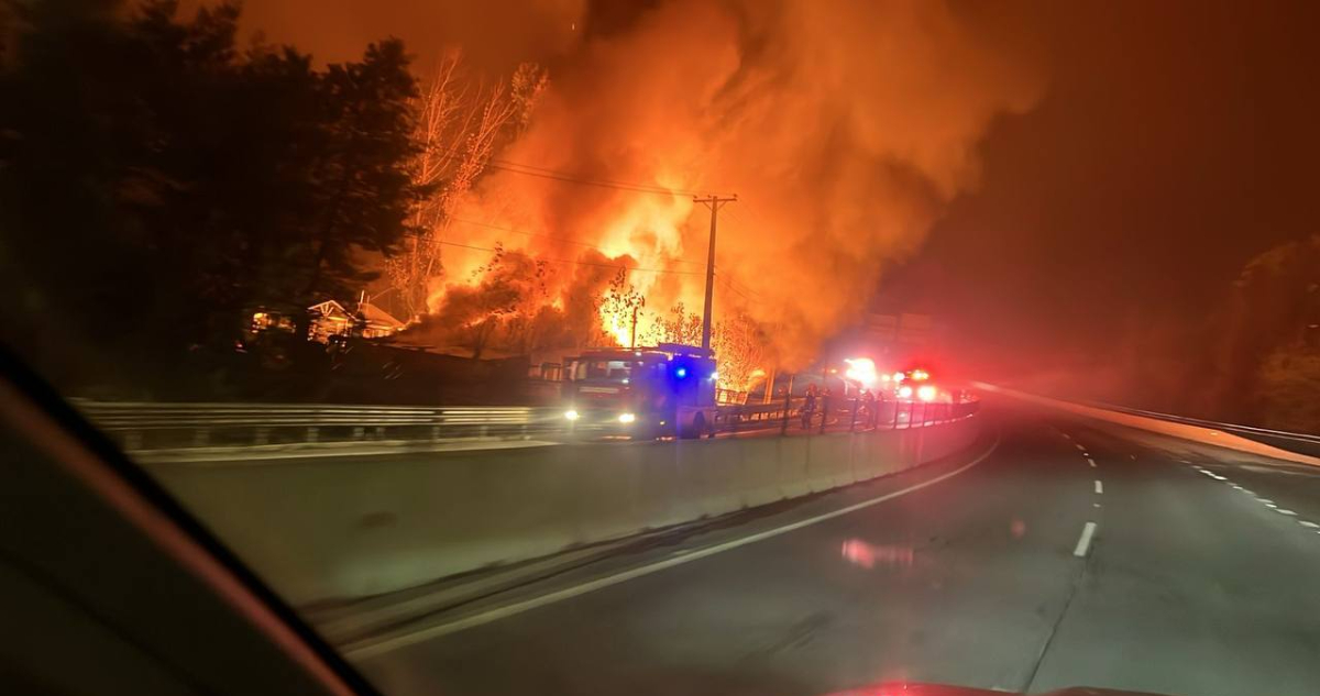 Incendio destruye vivienda en sector Población El Pino de Concepción