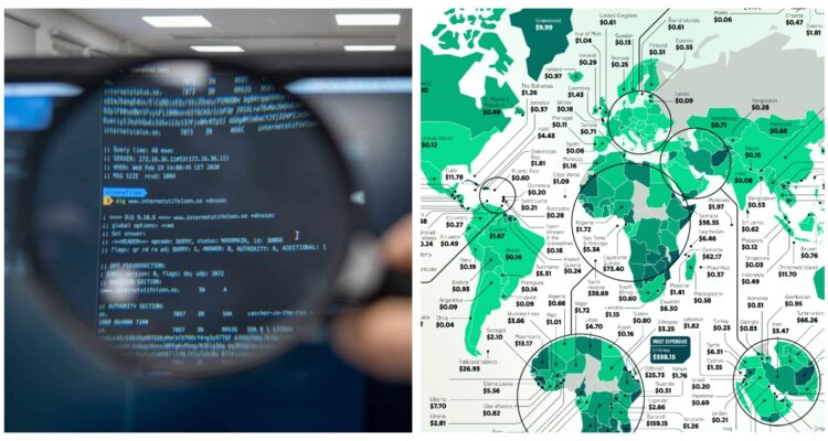 Un estudio mundial posicionó a Chile con uno de los países con el más bajo costo de la Internet, sólo superada por un puñado de territorios.