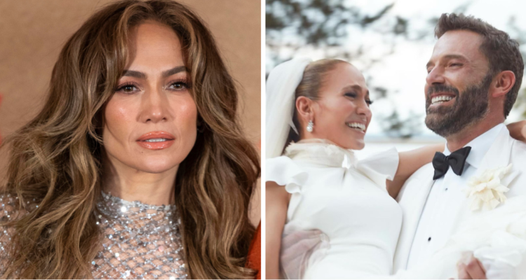 Jennifer López en conferencia y junto a Ben Affleck en referencia a divorcio