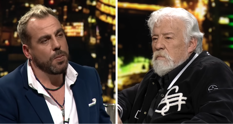 Francisco Kaminski (izquierda) e Iván Arenas ‘Profesor Rossa’ (derecha) en referencia a conversación fuera de cámaras