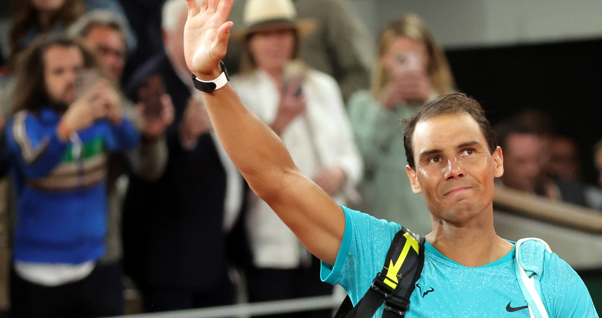 Rafael se despidió muy emocionado de Roland Garros.
