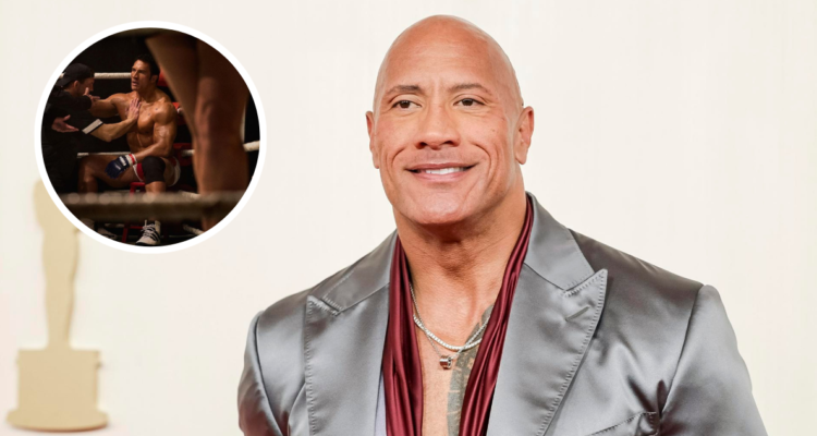 Dwayne Johnson, La Roca, en papel para Smashing Machine